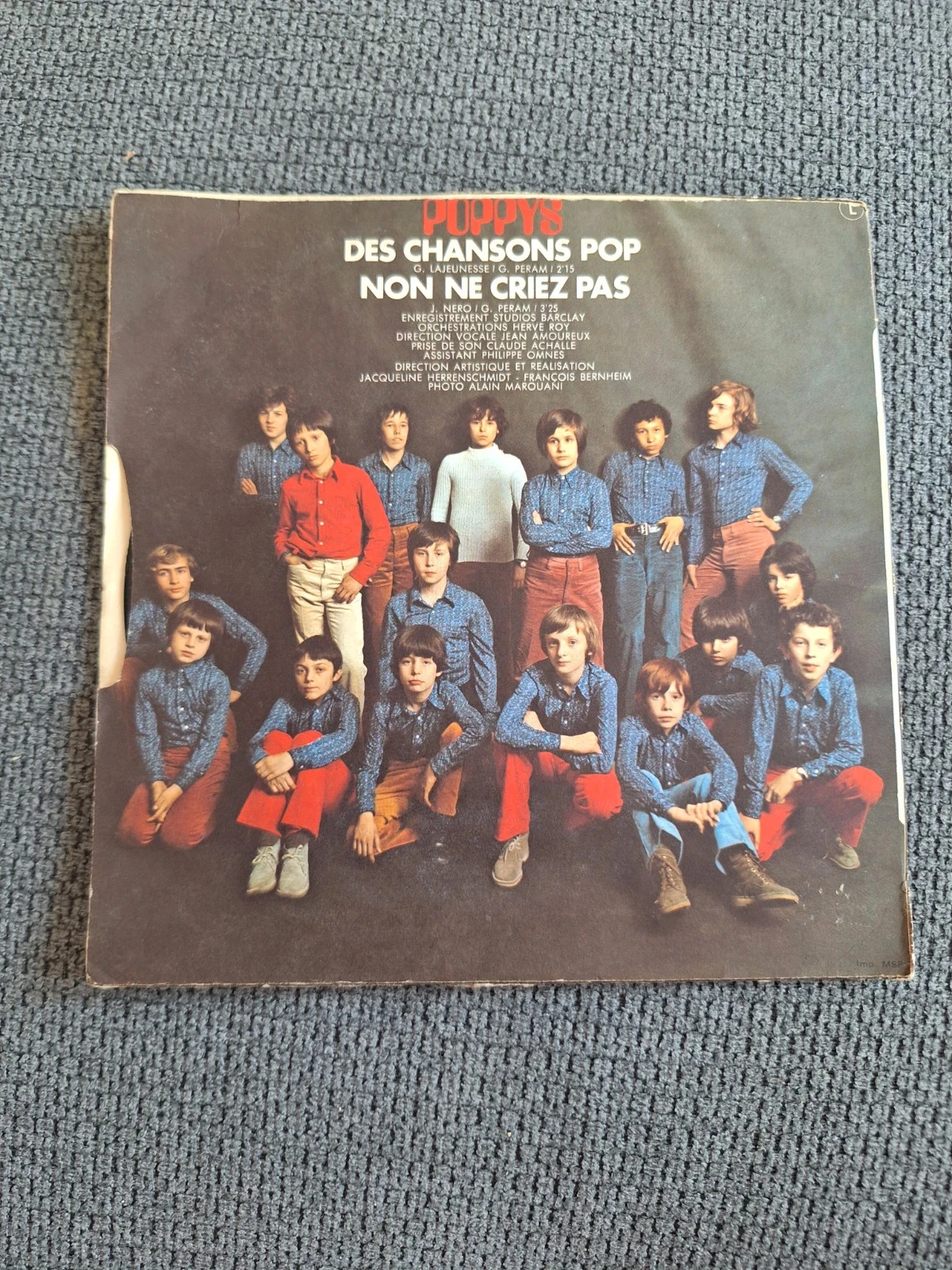 Vinil 45 Tours Poppys - Des Chansons Pop / Non Ne Criez Pas (1970) – photo 2